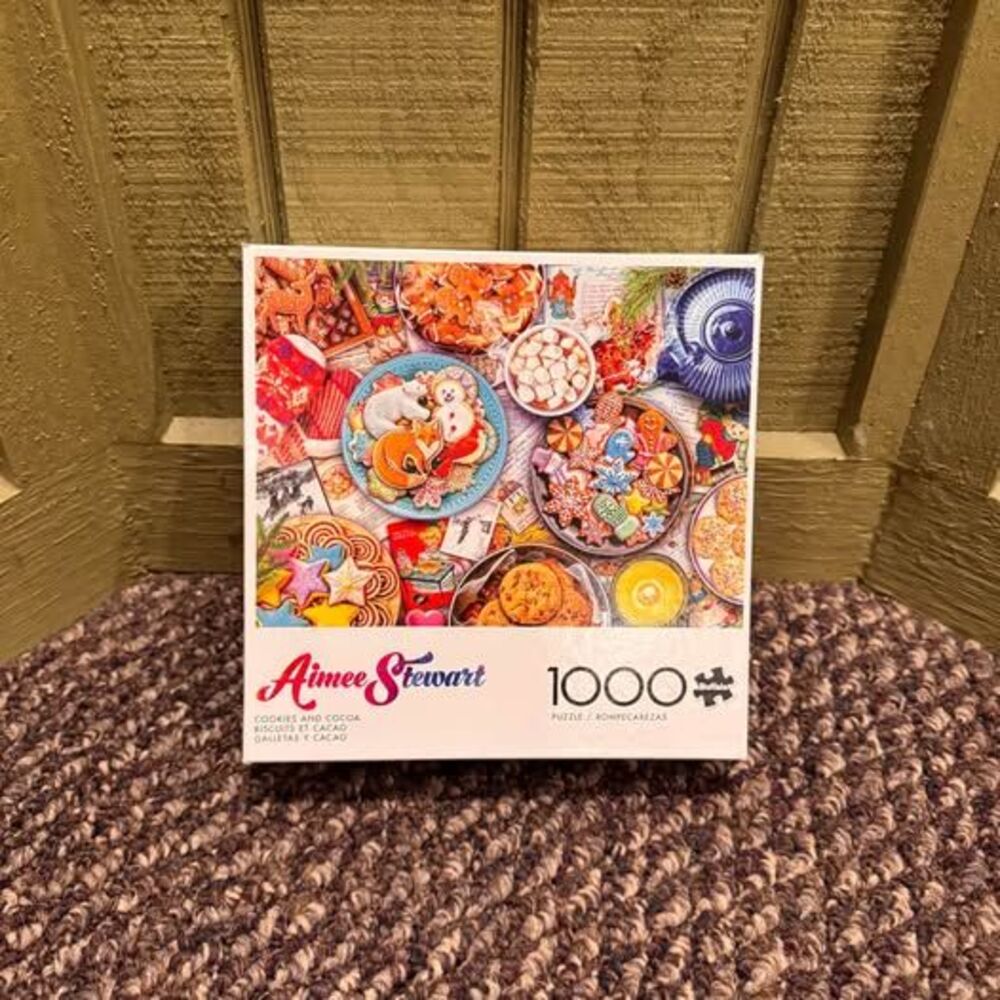 Buffalo Games Aimee Stewart Cookies and Cocoa 1000 Piece Jigsaw Puzzle